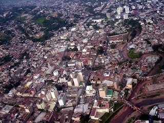 Vista aérea de Tegucigalpa